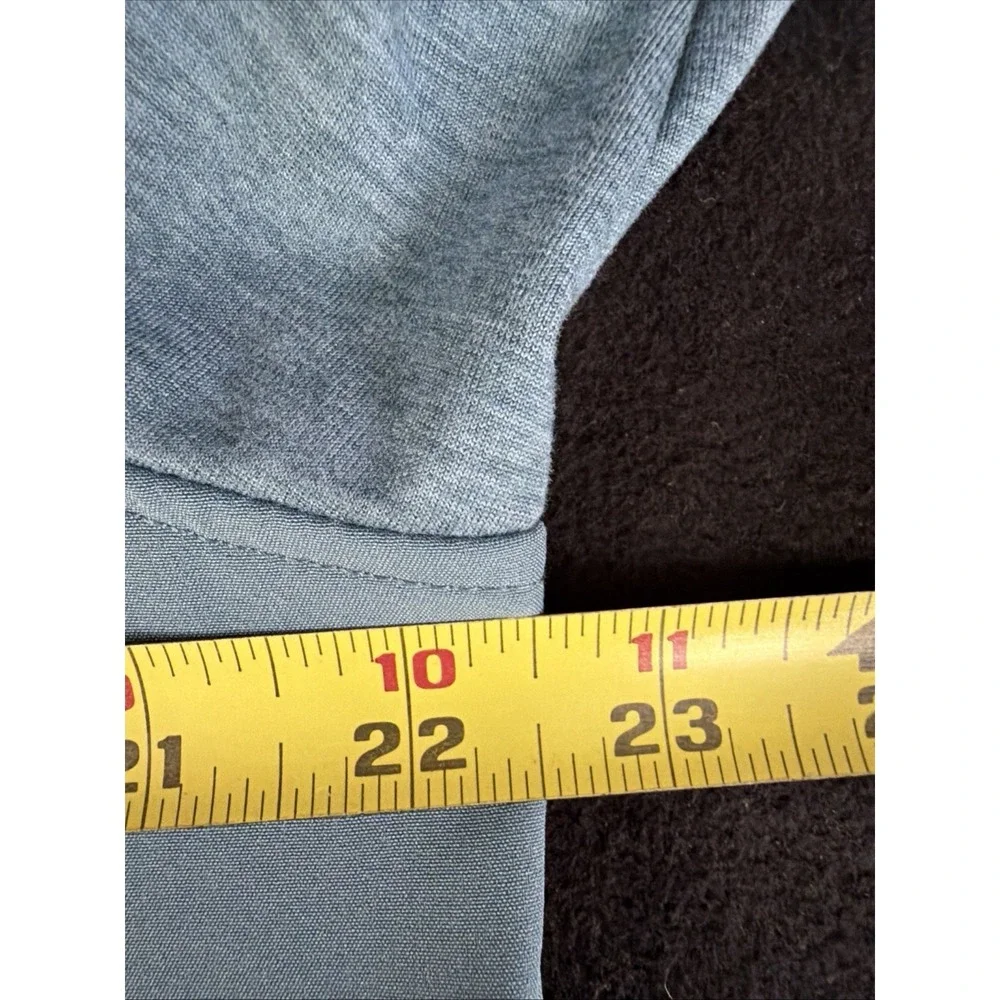 NWOT Quicksilver Men's L Fleece Lined Full Zip Hoodie Surf Coastal Blue MSRP $70